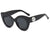 Cats Eye Black Sunglasses