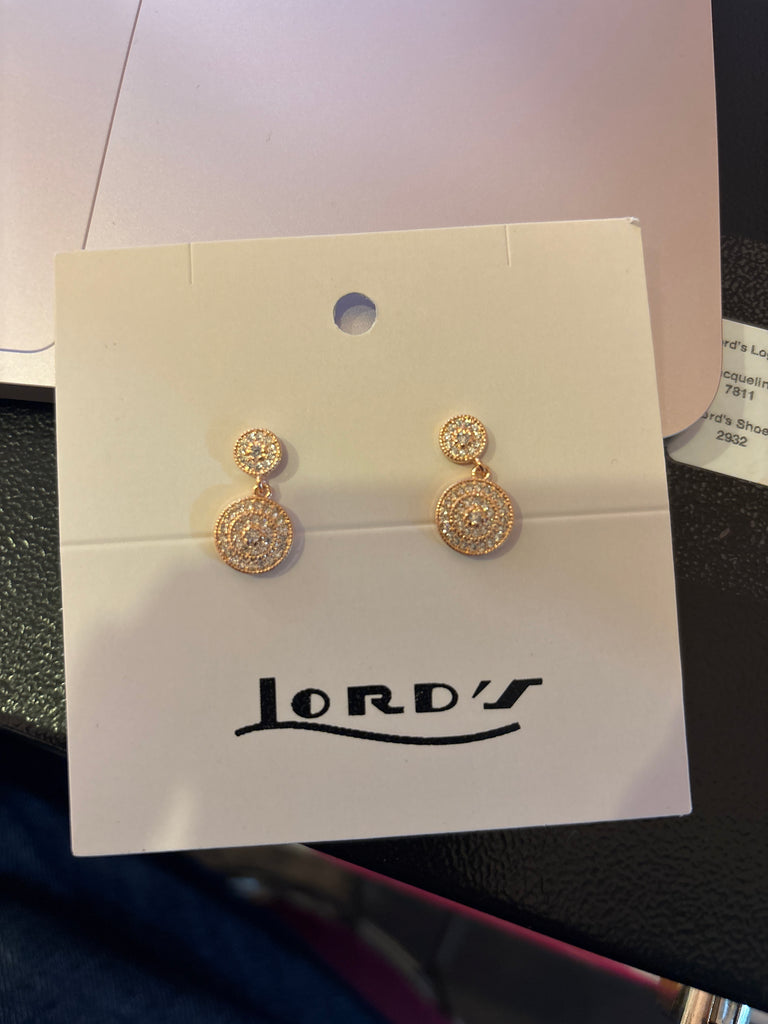 Rose Gold Mini Crystal Earring