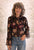 96718 Black Floral Blouse