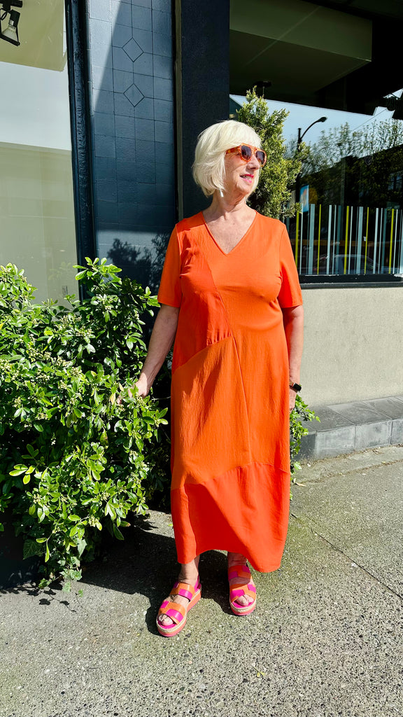 S25188 Orange Dress