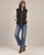 777013 Black Denim Vest