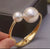 Carole Pearl Gold Bracelette