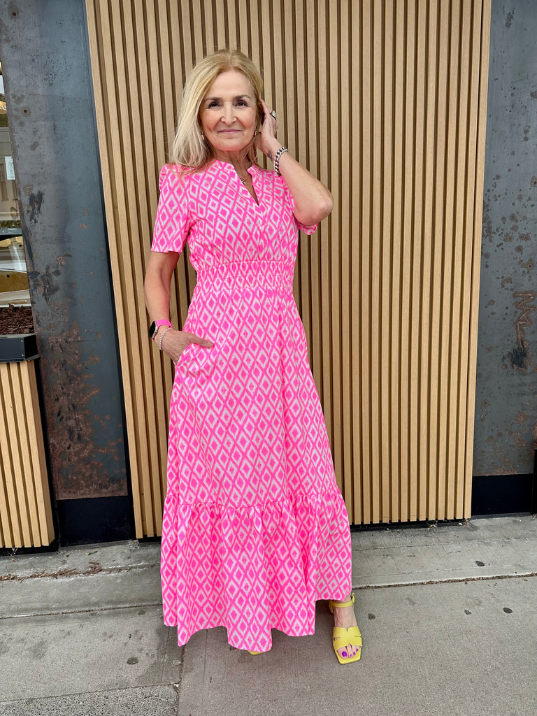 32347 Leila Pink Dress