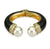 Vega Black Enamel cuff
