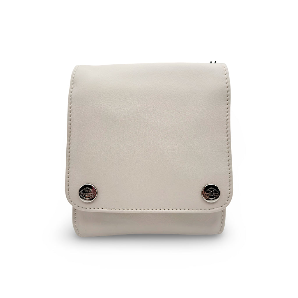 585517 Ivory Crossbody Organizer Purse