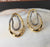 Gold-tone and Crystal Pavé Oyster Earring