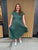 FO8241 Green Festival Event Dress