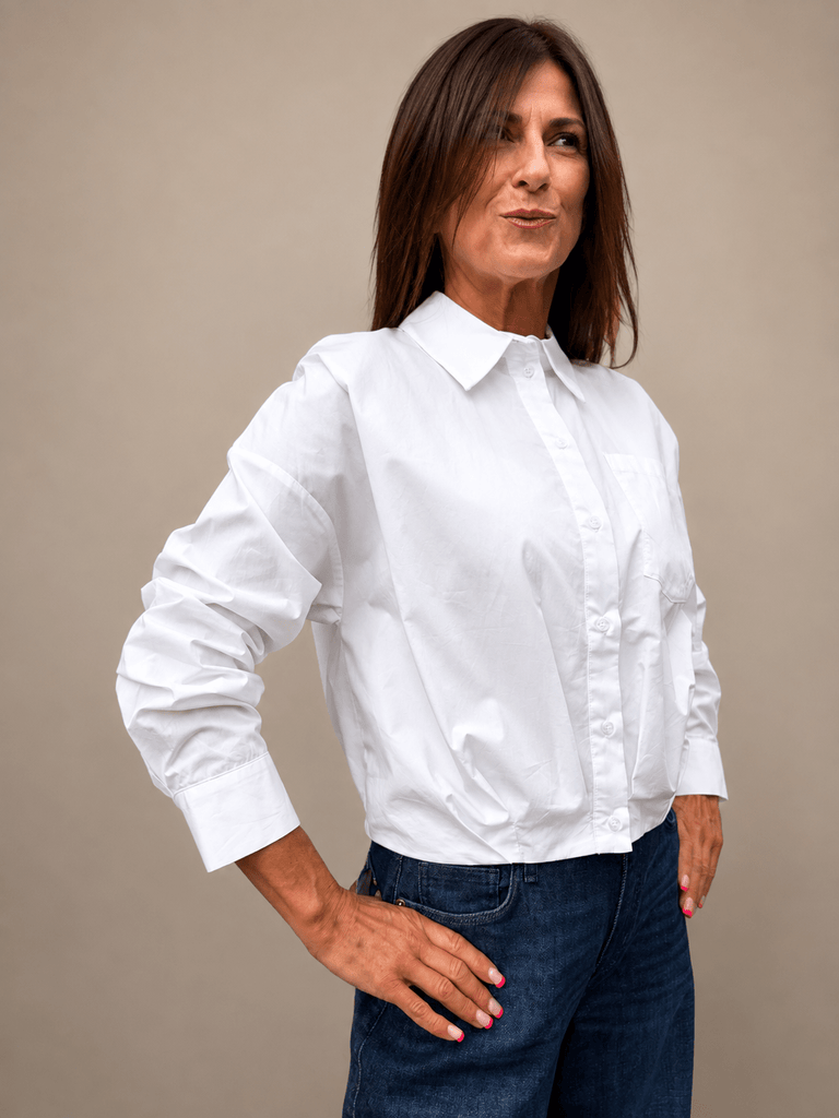 96727 Optic White Blouse