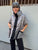 766055 Grey Oversized Vest