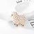Gold Sheep Brooch