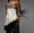 White Asymmetrical Lace Cami