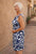 FO7465 Navy Mix Sun-Sational Dress