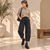 777009 Black Denim Trouser