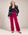 34015 Sabina Navy Floral Blazer