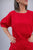 83747 Red Adjustable Waiste Cotton Top