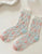 Pink/Blue Tartan Mesh Sock