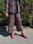 FO6918 Black Multi Trouser