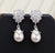 Silver Pearl Drop Earring