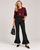33783 Black Pull On Volante Trouser