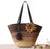 Rattan Chocolate Beach Bag