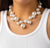 Pearl Cluster Necklace