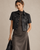 8942 Esma Button Up Black Top