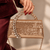 Hilda Crystal Handle Clutch Golden