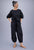 83747 Black Adjustable Waist Top