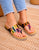 1136 Julia Black Multi Sandal