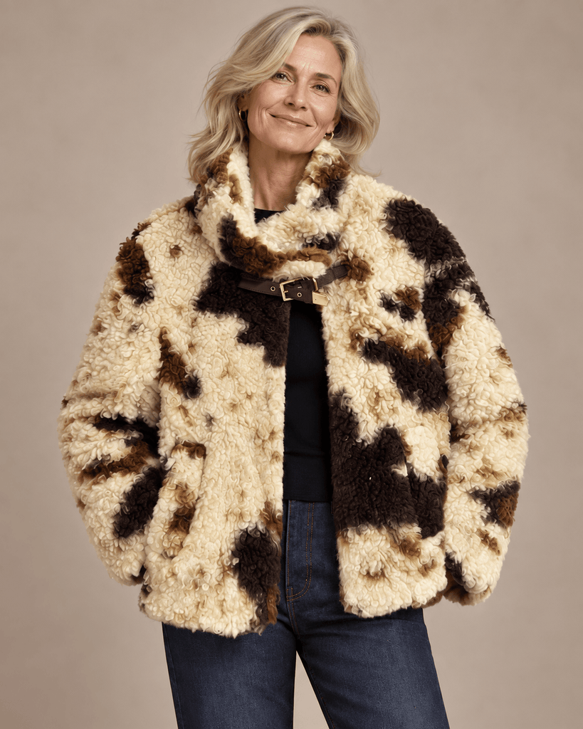 87212 Brown Mix Pattern Jacket