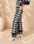 33344 Sandra Black/white Gingham Trouser