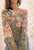 96666 Khaki Red Reversible Pullover