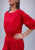 83747 Red Adjustable Waiste Cotton Top