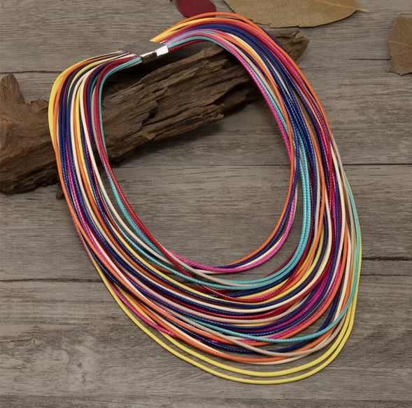 Multi String Necklace