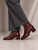 G5522 Burgundy Patent Boot