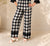 33344 Sandra Black/white Gingham Trouser