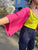 S25144 Fuchsia Shrug One Size