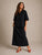 S114TF Navy Pencil Midi Skirt