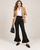 33783 Black Pull On Volante Trouser