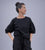 83747 Black Adjustable Waist Top