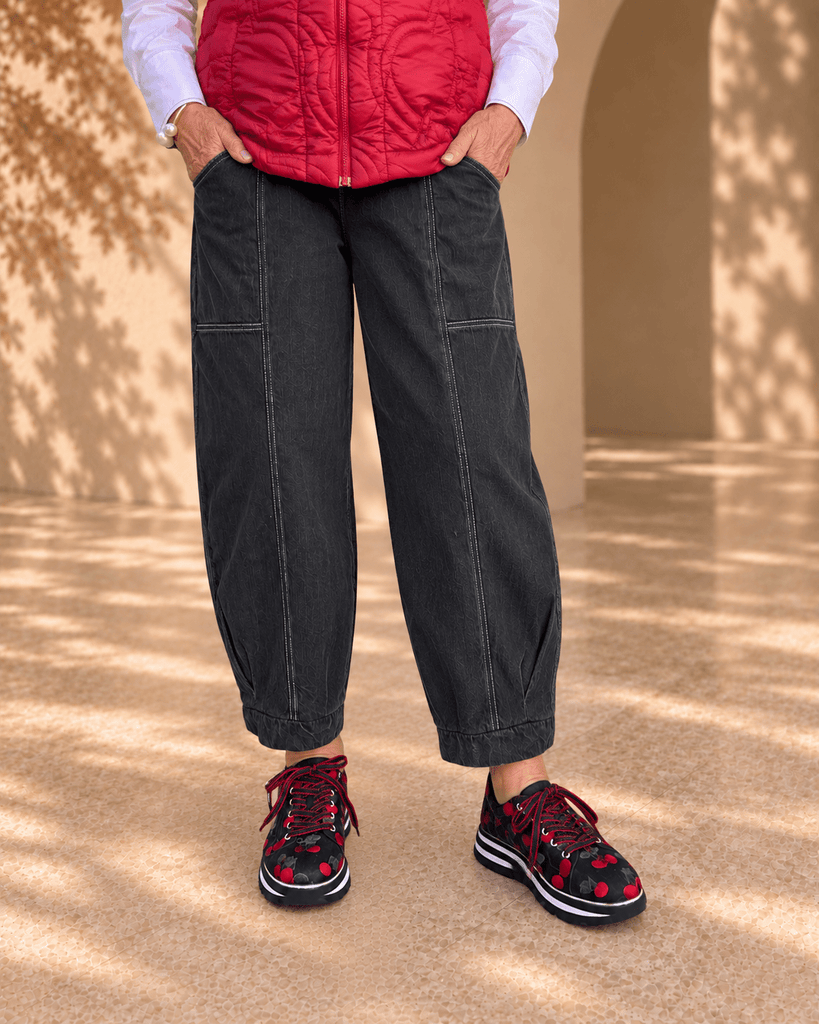777009 Black Denim Trouser