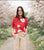 S26183 Red Polka Dot Top