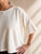 B139SS Offwhite Oversized Softknit Squared Top