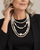 Pearl Multi Layer Convertible Necklace