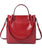 Red Leather Tote Bag