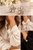 Cream Mini Flower Trouser/Sweater  Pin - 2 pack