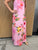 50337 Floral Halter Dress