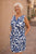 FO7465 Navy Mix Sun-Sational Dress