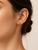 Gold Multi-Colour Snowball Stud Earring