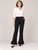 33783 Black Pull On Volante Trouser